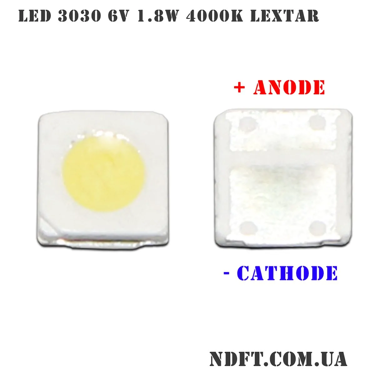 LED 3030 6V 1.8W 4000K Lextar