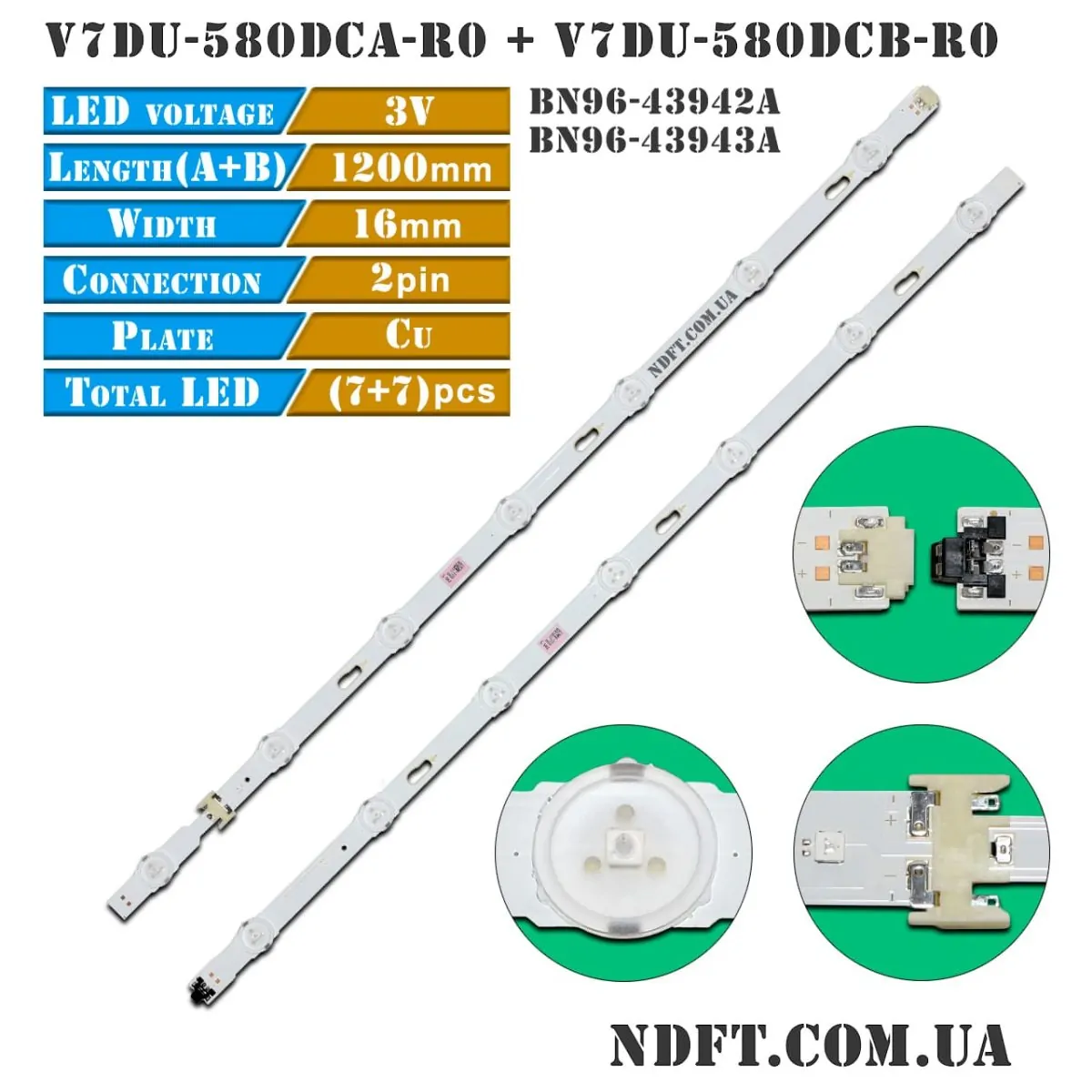 LED подсветка LV9Q7-550SM0-R0 BN96-48093A 01