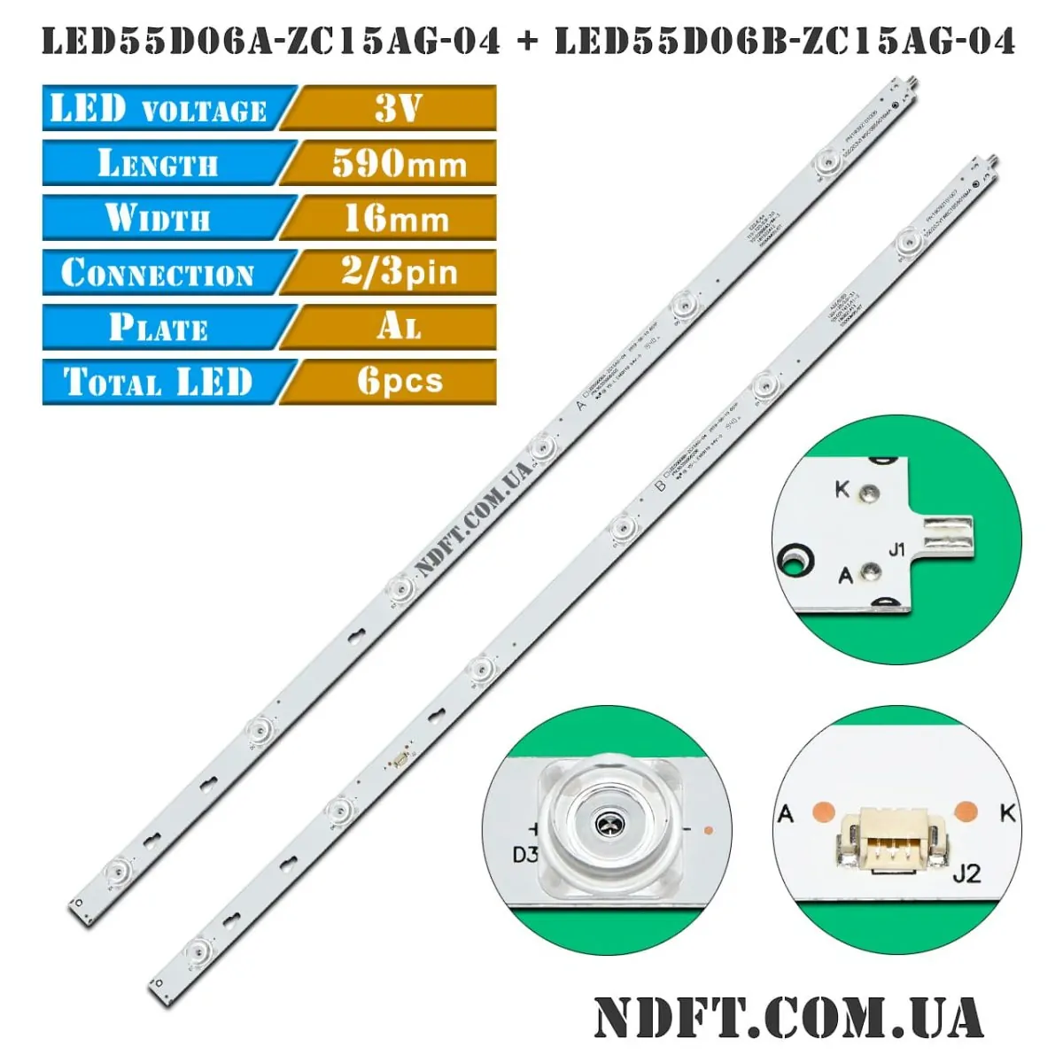 LED подсветка LED55D06A-ZC15AG-04 LED55D06B-ZC15AG-04 01