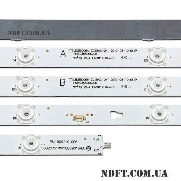 LED подсветка LED55D06A-ZC15AG-04 LED55D06B-ZC15AG-04 02