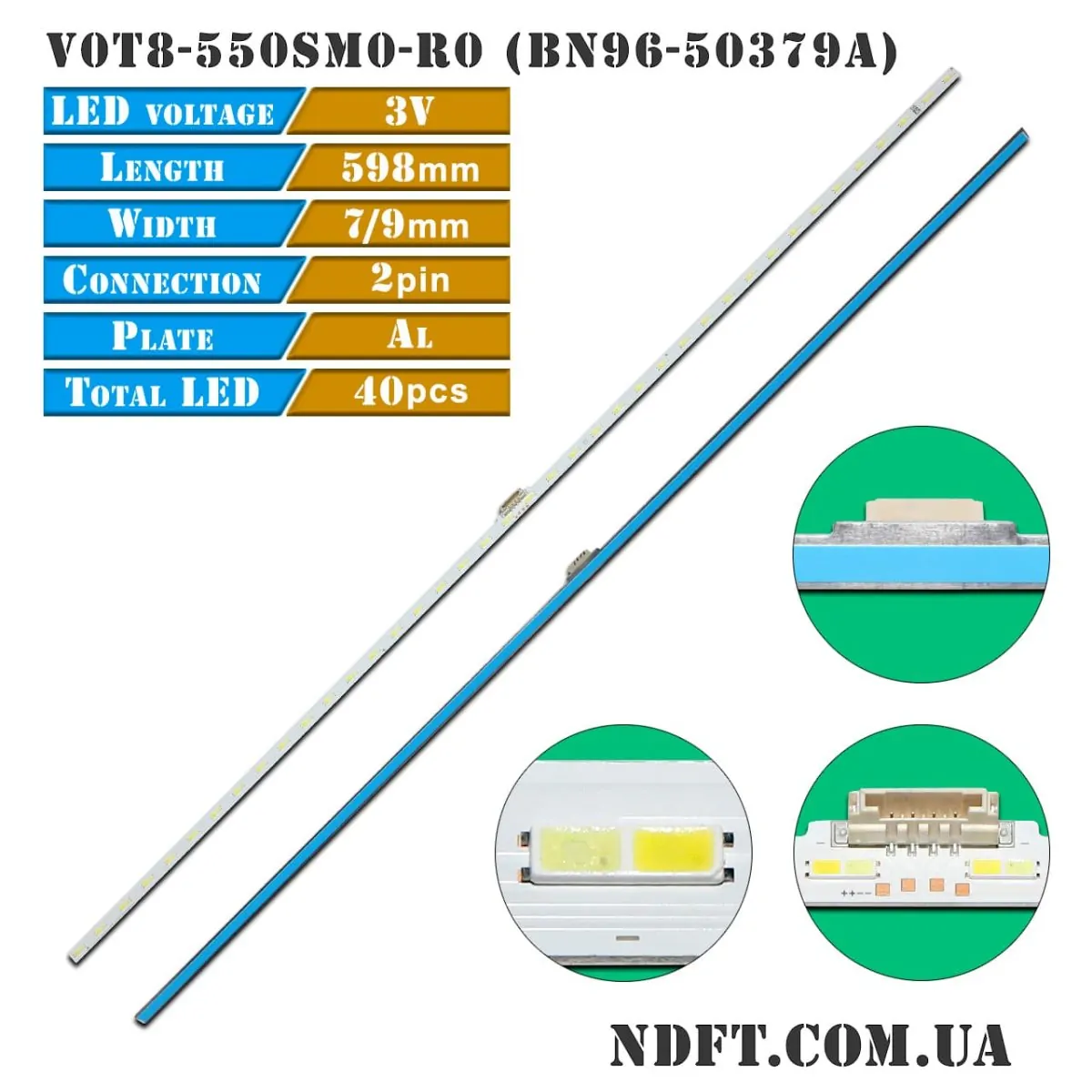 LED подсветка V0T8-550SM0-R0 BN96-50379A 01