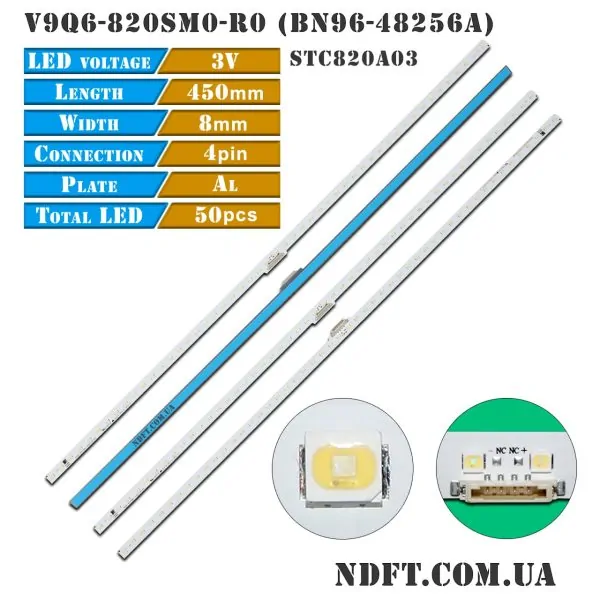 LED V9Q6-820SM0-R0 BN96-48256A STC820A03 01