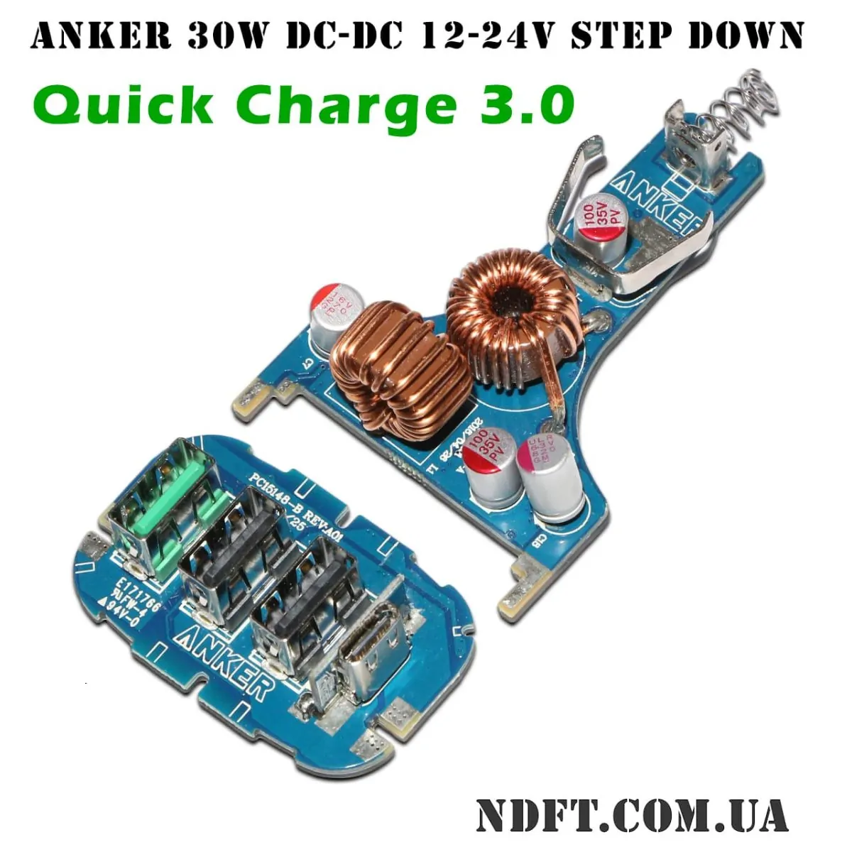 ANKER понижающий DC-DC 12-24V 30W USB QC3.0 02