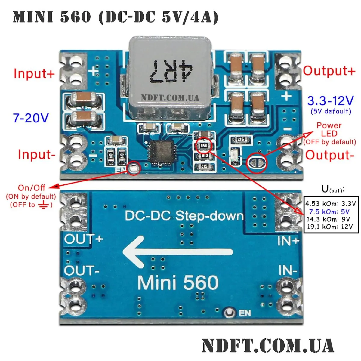 DC-DC Mini 560 JW5068A 01