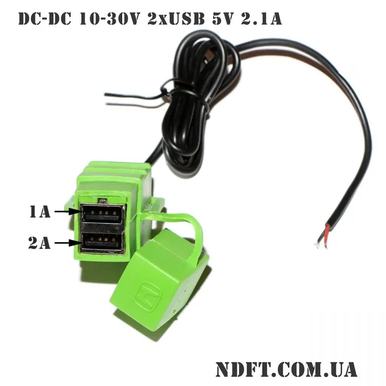 DC-DC понижающий модуль 10-30V на 2xUSB 5V/2,1A 01