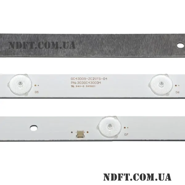 LED подсветка DLED43GC4X9 GC43D09-ZC21FG-04 analog 02