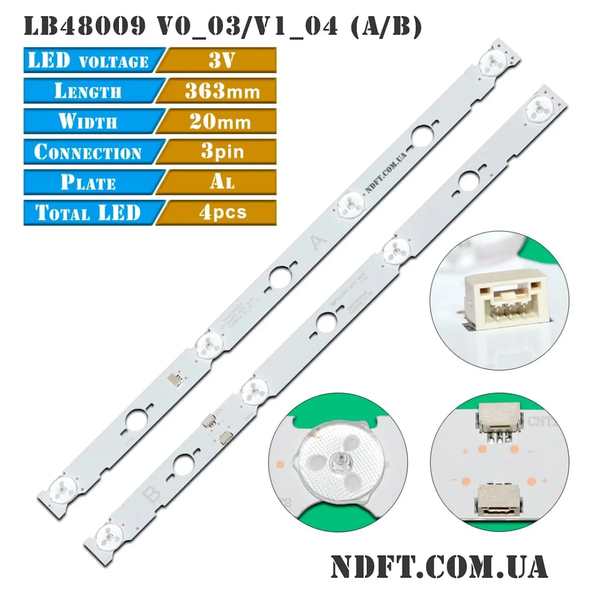 LED подсветка LB48009 V0_03 V1_04 KDL-48W650D 01