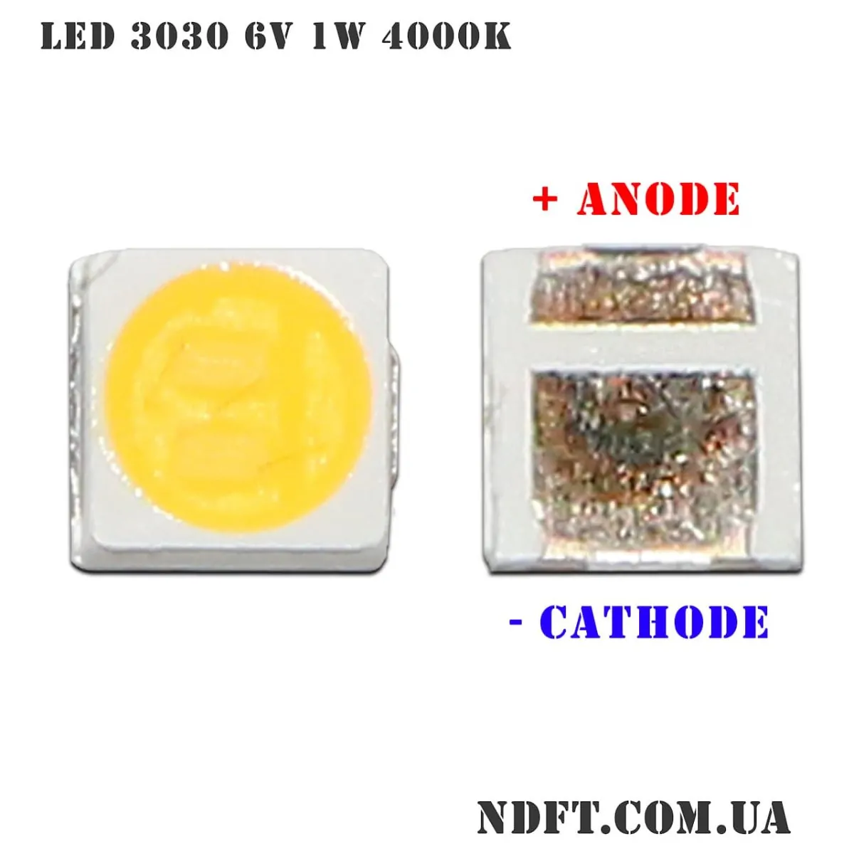 LED 3030 6V 1W 4000K