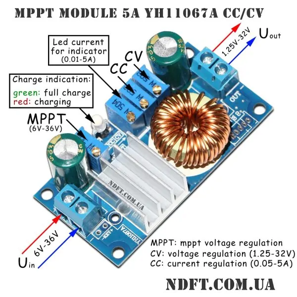 Модуль MPPT 5А YH11067A 01