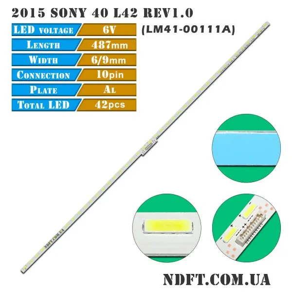 2015 SONY 40 L42 REV1.0 LM41-00111A 01