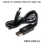 USB-DC 9V кабель питая от USB 01