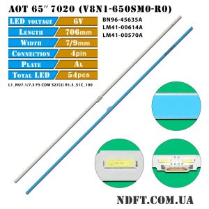 AOT-65″ 7020 V8N1-650SM0-R0 BN96-45635A LM41-00614A 01