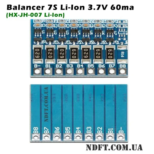 Модуль балансировки Li-ion 1-4S 3,7V 60mA на HY2213-BB3A (HX-JH-007) 02