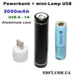 Портативный повербанк 3000mAh aluminum 01