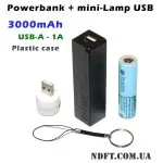 Портативный повербанк 3000mAh plastic 01