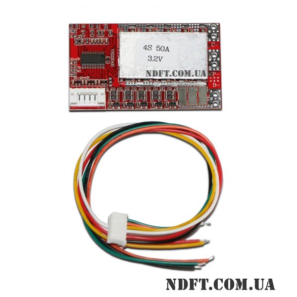 Модуль защиты BMS 4S (3S, 5S) 50A LiFePO4 3.2V с балансировкой YH2204B 02