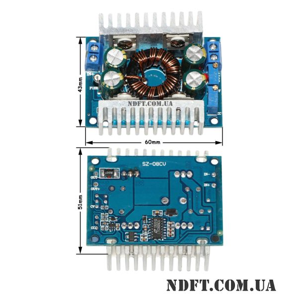 Понижающий/повышающий DC-DC 150W 10A CC/CV на LTC1625 SZ-08CV 02