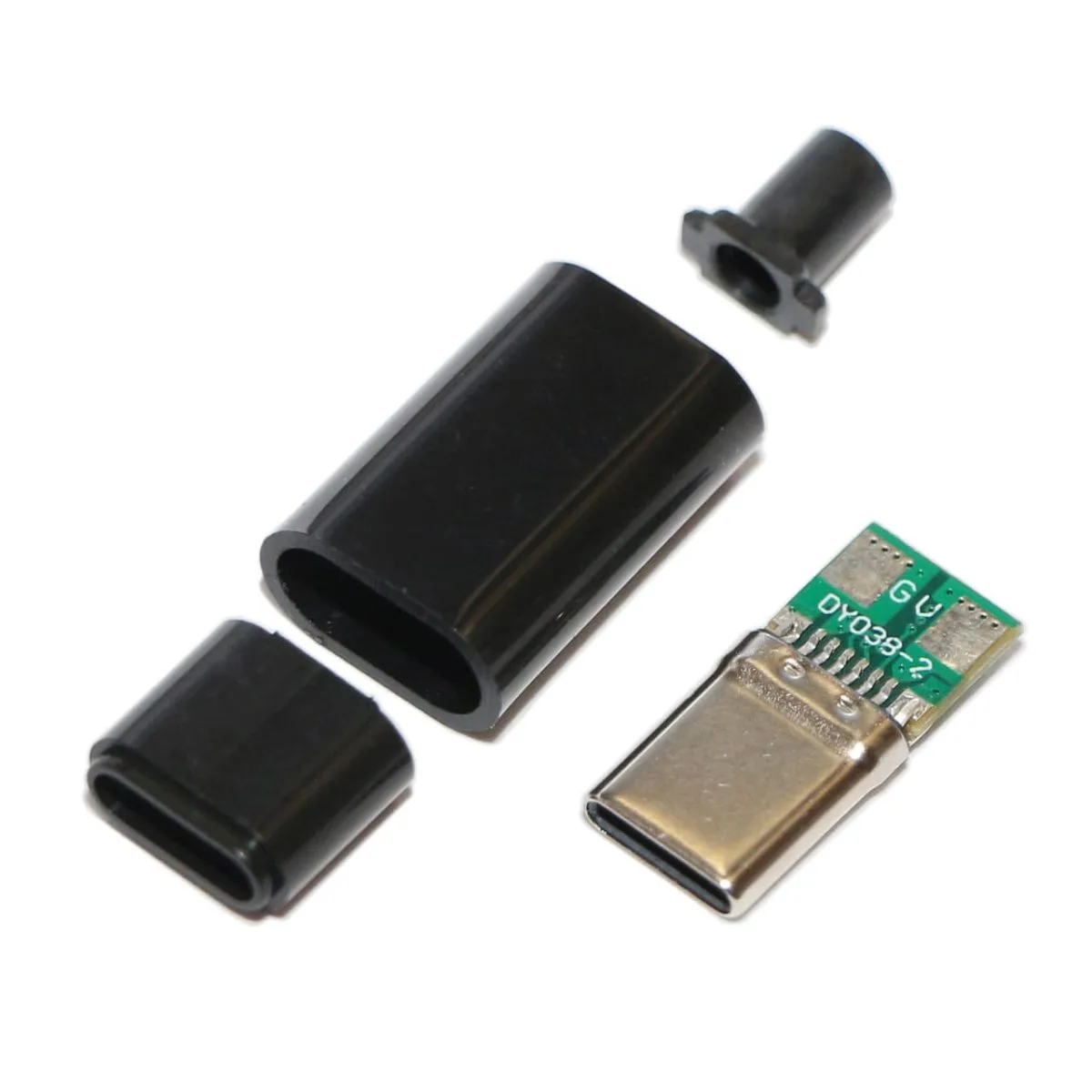 Штекер USB type-C з PD тригером 12V 60W + пластиковий корпус (DY038-2 на HUSB238) 04