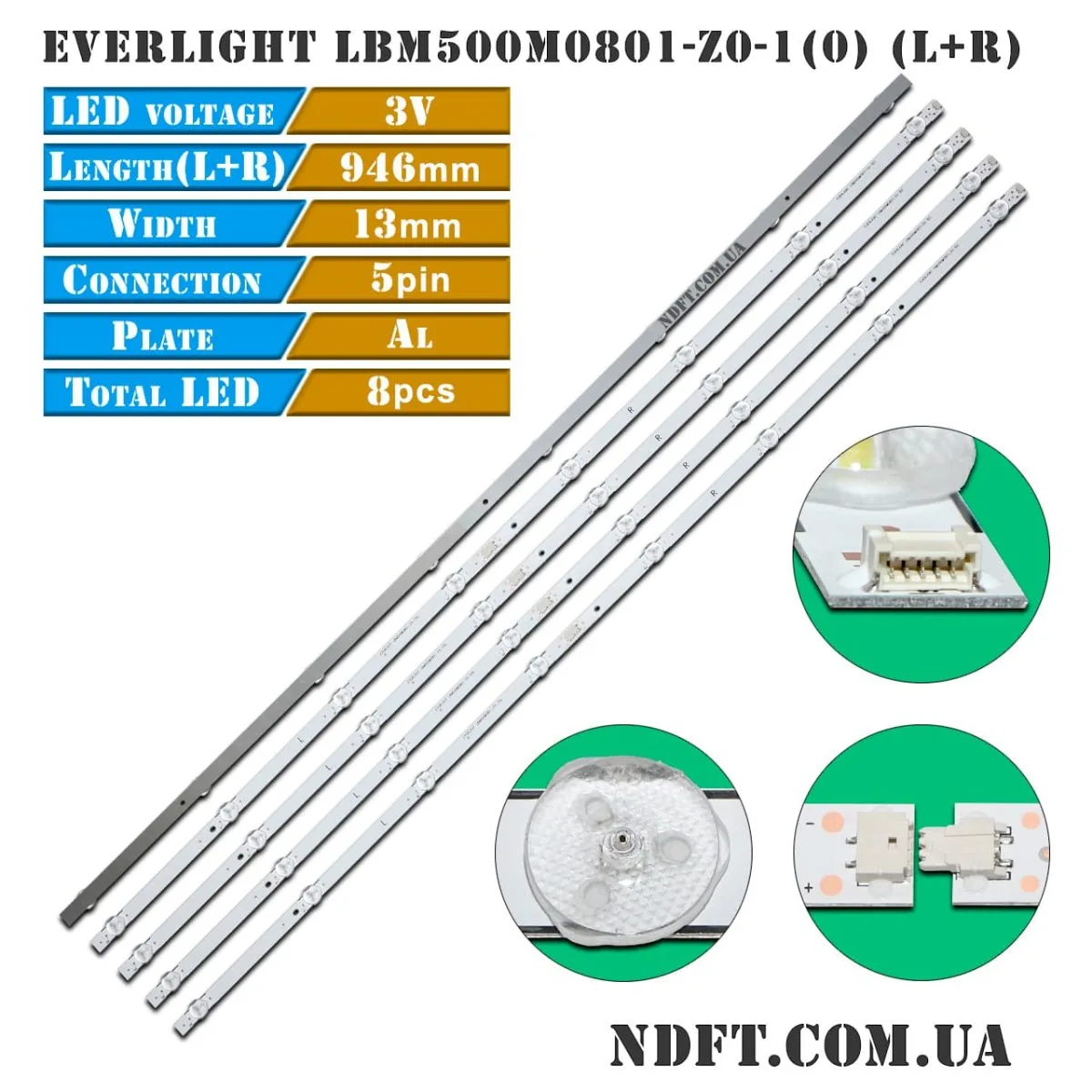 EVERLIGHT LBM500M0801-Z0-1(0) (58.50T38.001) 01