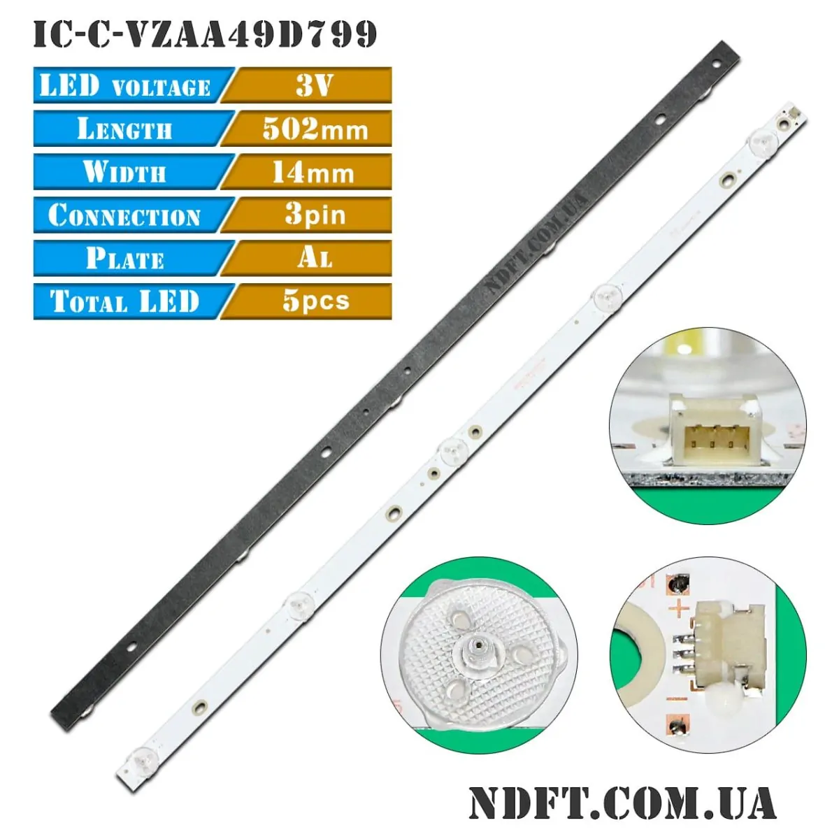 IC-C-VZAA49D799 3V/5LED (L49M5-AZ) 01