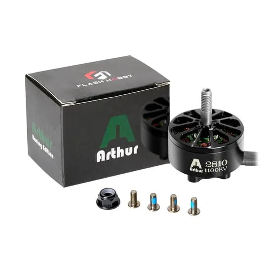 Мотор для FPV дрона Flashhobby Arthur A2810 1100KV Racing edition black (Brushless outrunner) 03