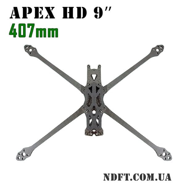 Карбоновая рама квадрокоптера APEX HD 8inch 362mm (набор для FPV дрона) 01