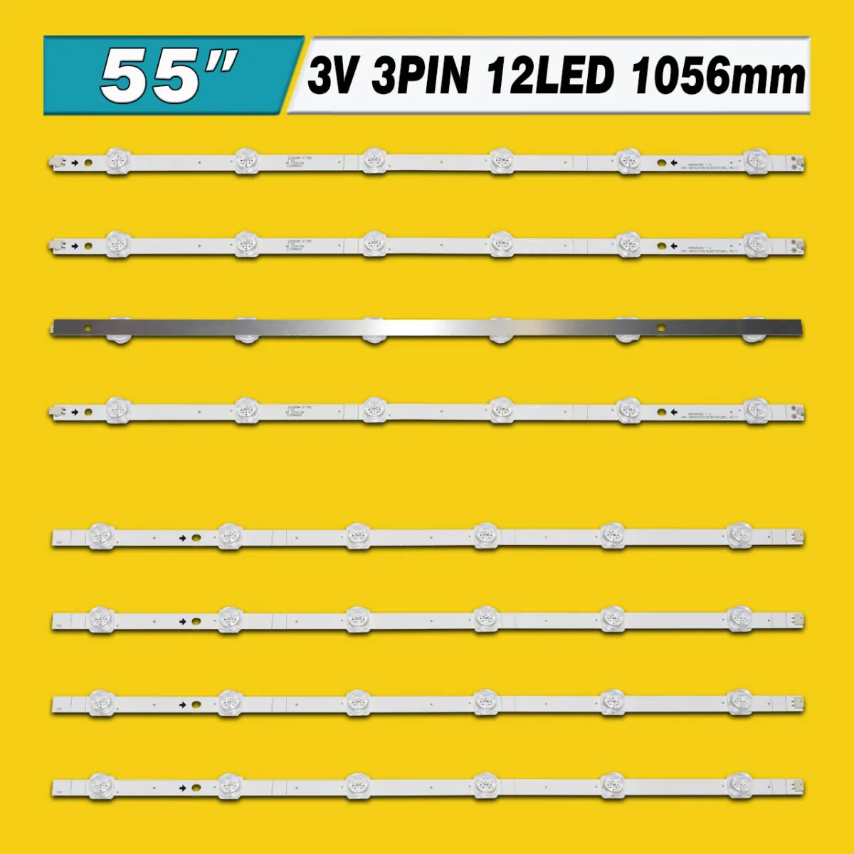 CRH-BX55V1U513030T04128CL-REV1.1 12LED HD550V1U51-T0L4 (Hisense H55B7100, H55B7100UK, H55B7300, H55B7300UK, H55BE7000) – Комплект LED подсветки TV 55″ – Фото №3