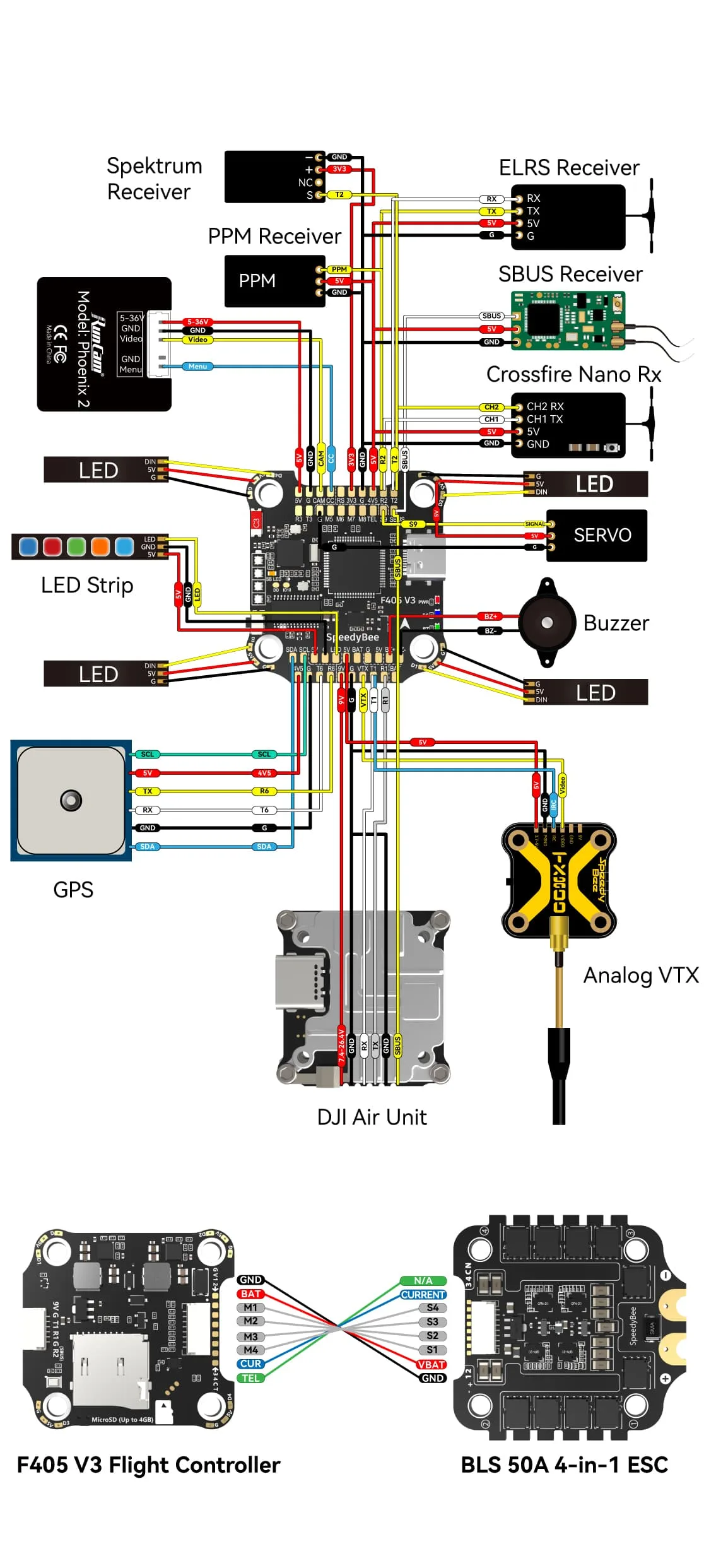 SpeedyBee F405 V3 BLS 50A FC/ESC 07