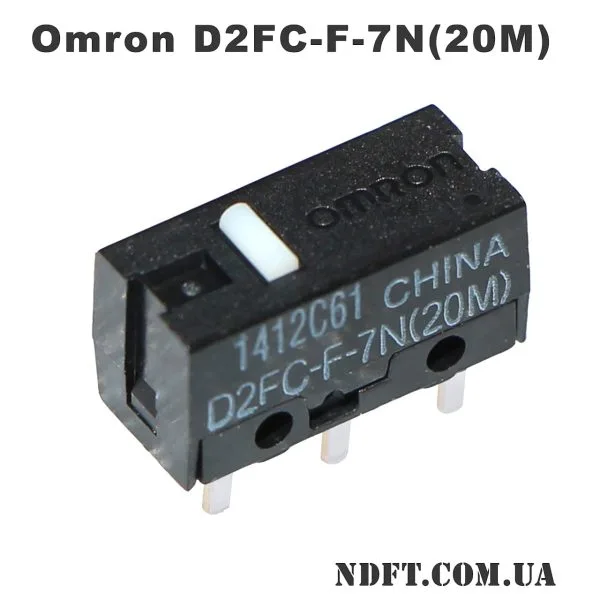 Мікроперемикач для мишки Omron D2FC-F-7N(20M) 00