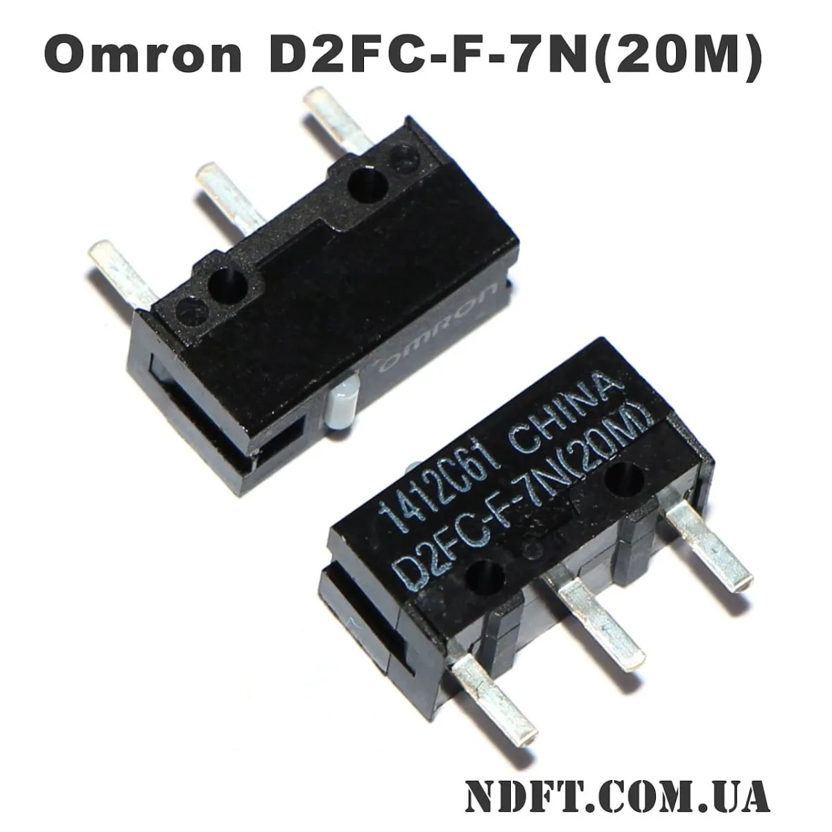 Мікроперемикач для мишки Omron D2FC-F-7N(20M) 02