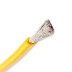 Силиконовый кабель 10m 30AWG термостойкий многожильный (желтый) 02