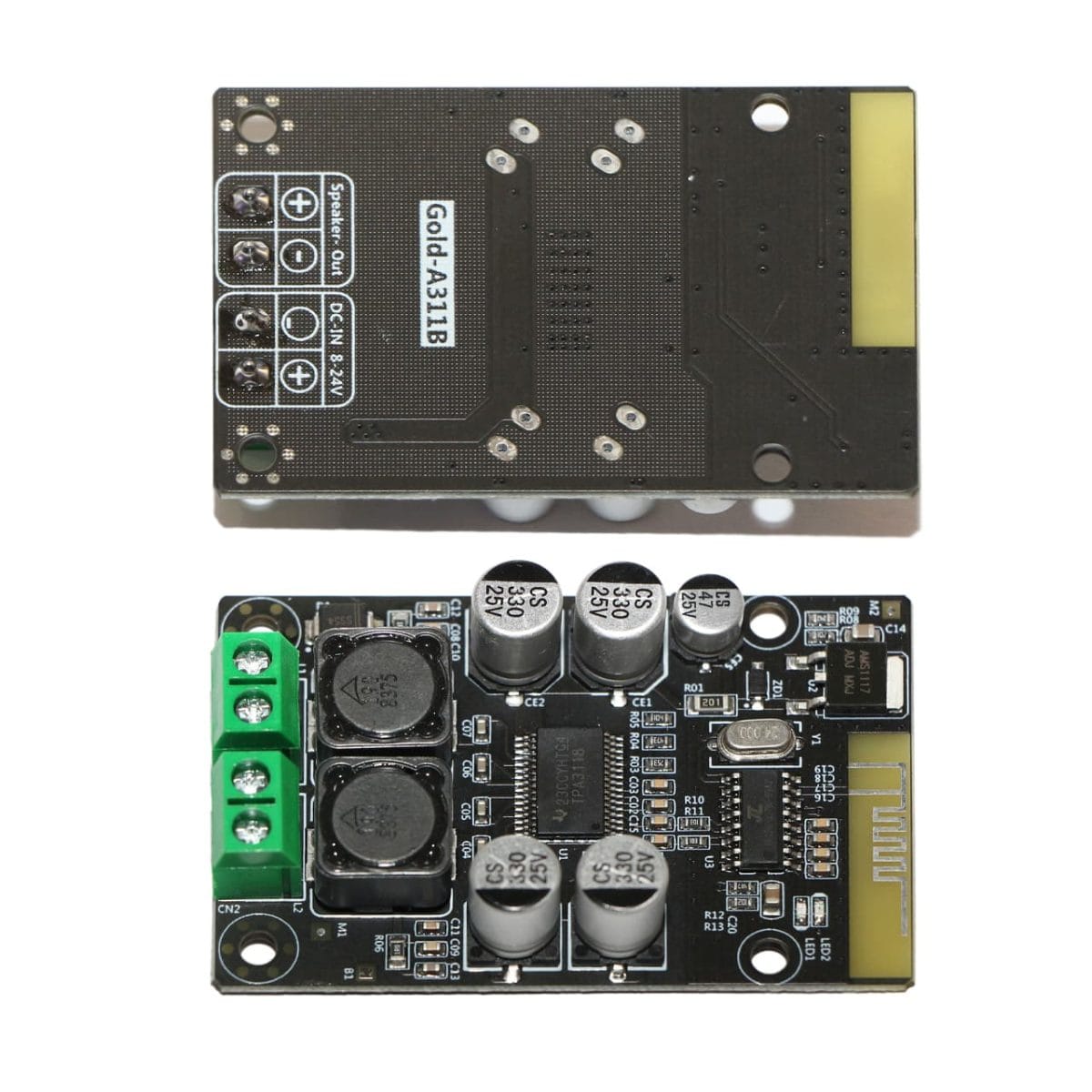 Модуль моно аудио усилителя 50W с bluetooth (Gold-A311B на TPA3118 PBTL) 02