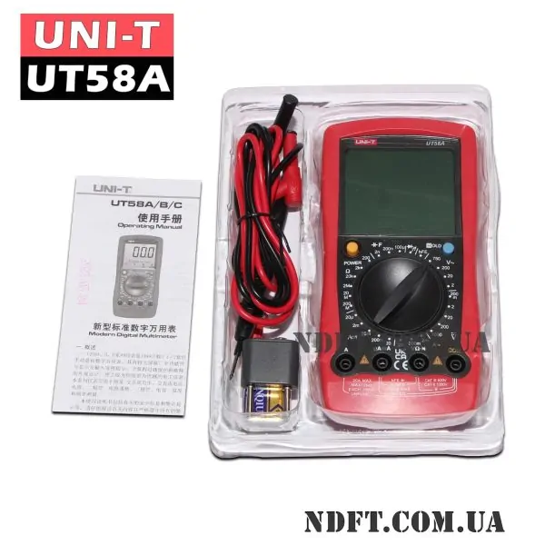 Мультиметр UNI-T UT58A 03