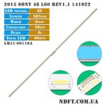 2015 SONY 48 L60 REV1.1 141022 LM41-00110A – Планка LED подсветки TV Sony 48″ – Фото №1