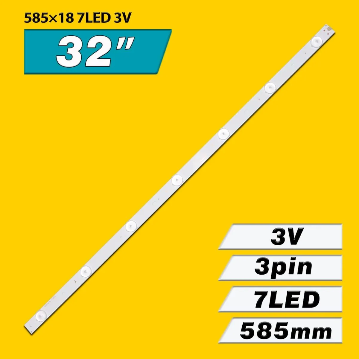 585×18mm 7LED 3V 03