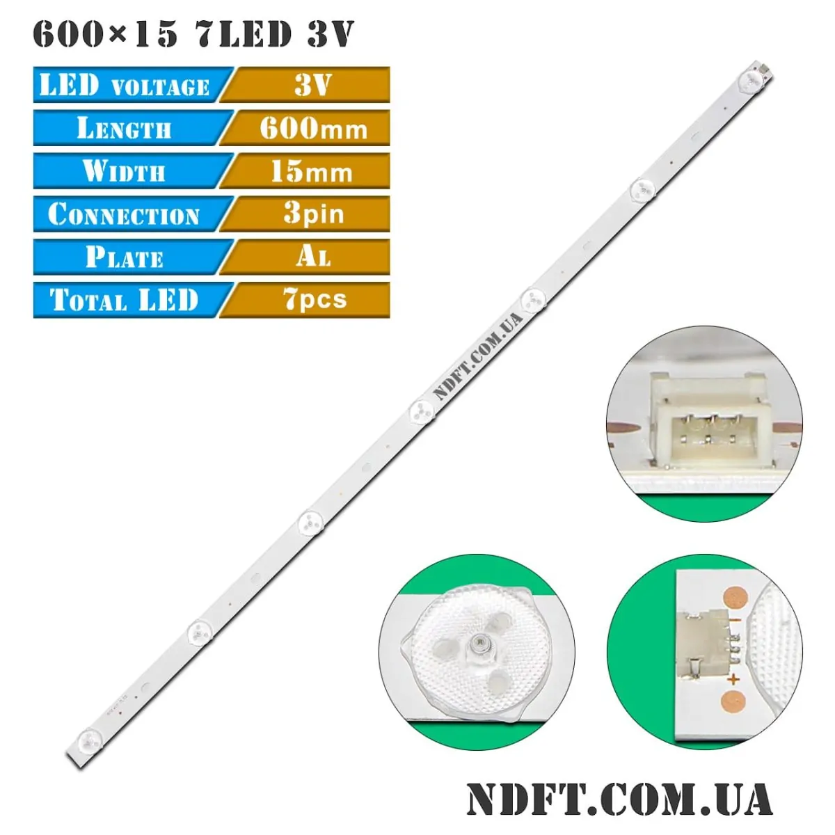 600×15mm 7LED 3V 01