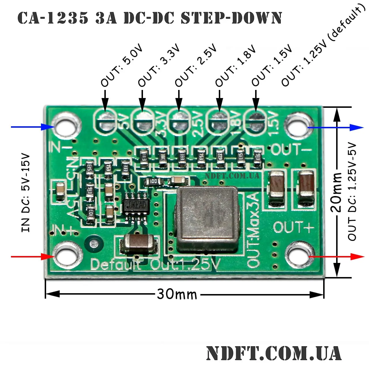 Модуль DC-DC CA-1235 3A 01