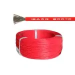 Силиконовый кабель 1m 16AWG термостойкий многожильный (красный) 02