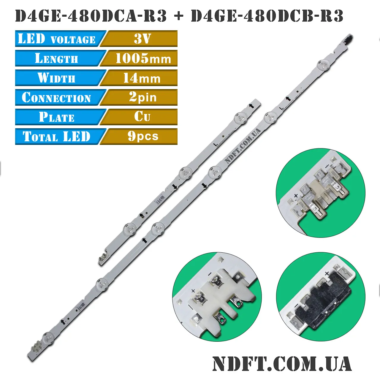 LED подсветка D4GE-480DCA-R3 D4GE-480DCB-R3 01