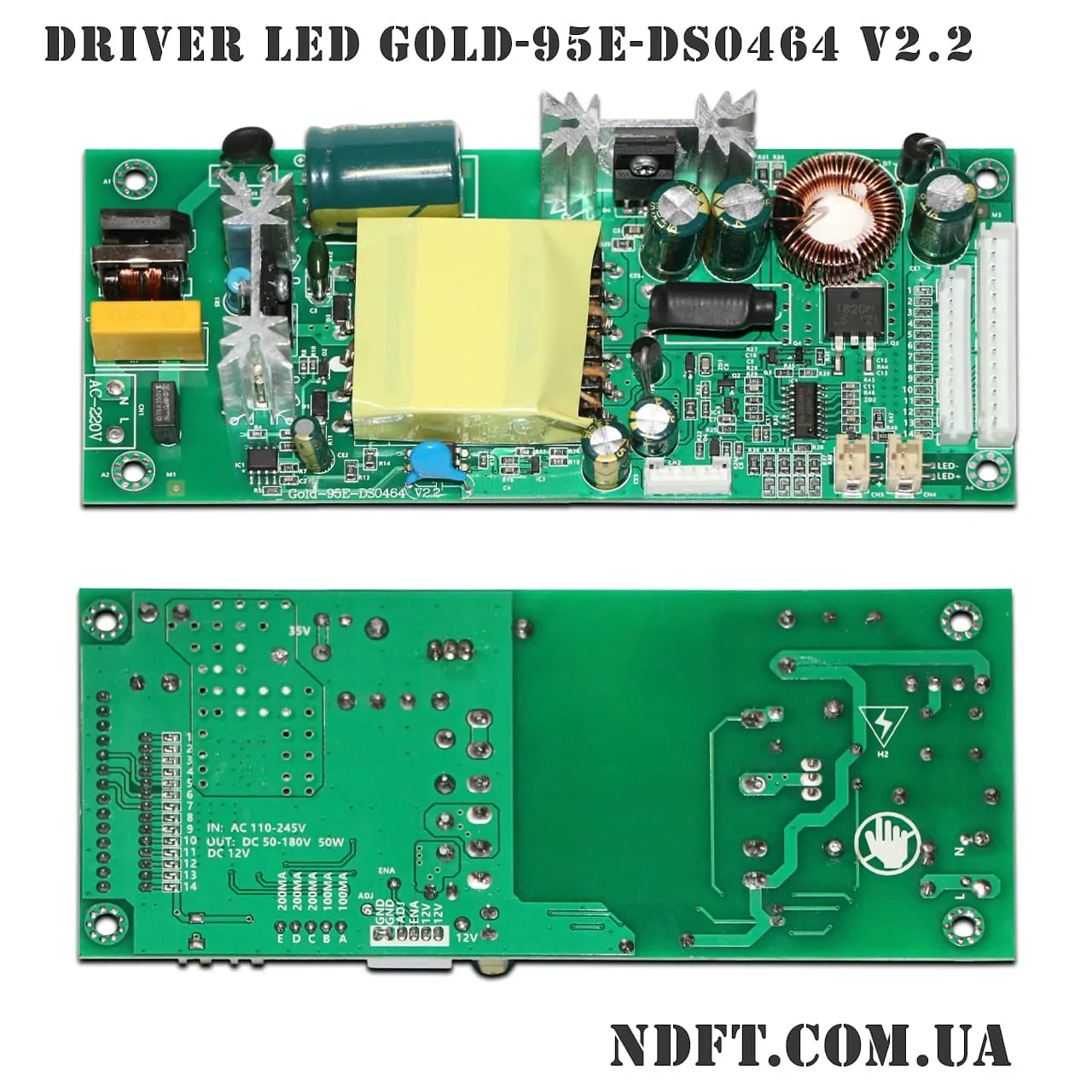 Драйвер LED Gold-95E-DS0464 V2.2 01