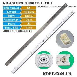 GIC49LB29-3030F2.1-V0.1 (49P3C 49HR330M04A2 V3, TMT-49P3-C-8X4-3030C-d6t-2d1-4S1P REV.V0) 01