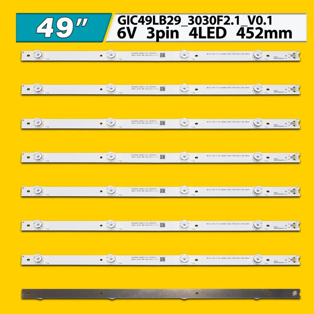 GIC49LB29-3030F2.1-V0.1 (49P3C 49HR330M04A2 V3, TMT-49P3-C-8X4-3030C-d6t-2d1-4S1P REV.V0) 03