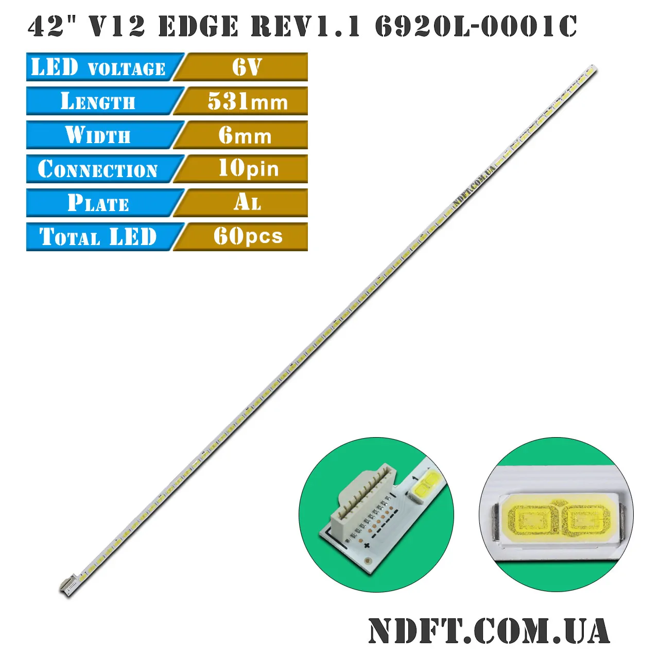 LED подсветка V12-Edge-REV1.1 6920L-0912A 01