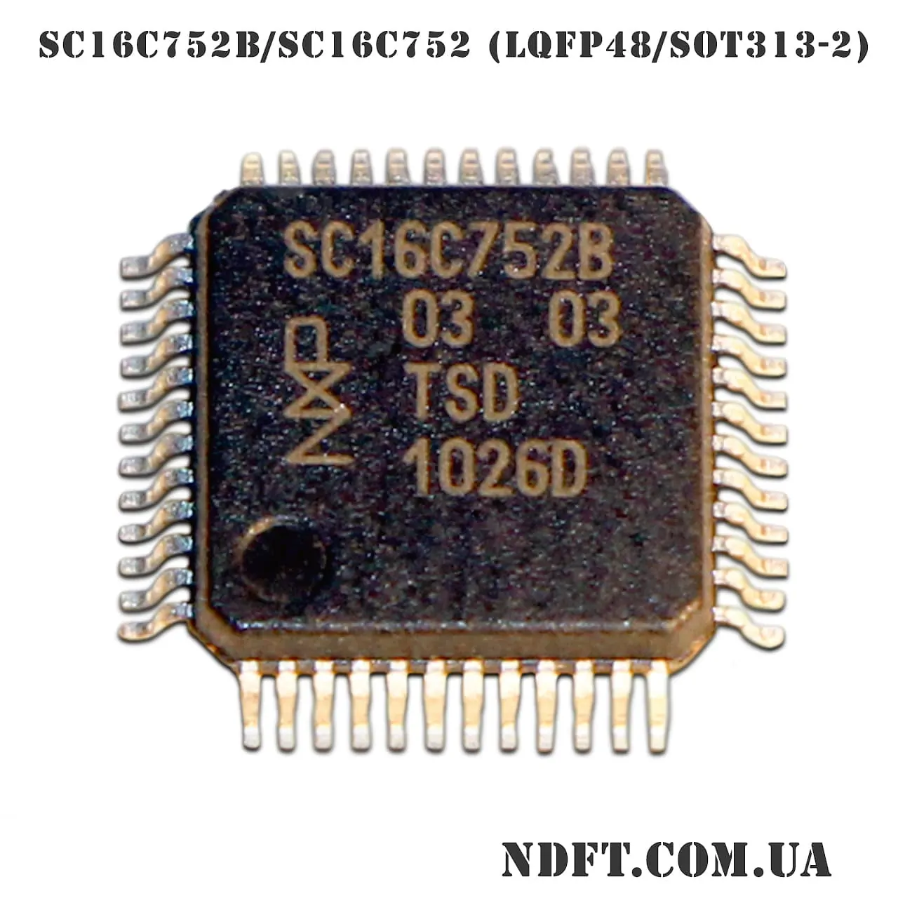 Микросхема SC16C752B SC16C752 LQFP48 01