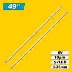 49″ V17 ART3 3032 REV0.3 2 L-type + 49″ V17 ART3 3033 REV0.3 2 R-type (6922L-0221A, 6916L3032A, 6916L3033A) – Комплект LED подсветки TV LG – Фото №3