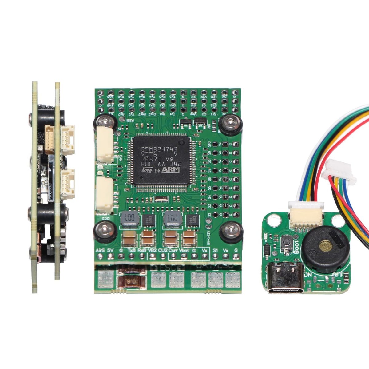 Полётный контроллер H743 wing, STM32H743VIT6, ICM42688-P, DPS310 (аналог Matek H743-WING V3) №4