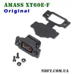 Amass XT60E-F 35/60A black Оригінал + заглушка – Роз'єм-розетка врізна (мама/female) – Фото №1