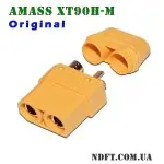 Amass XT90H-M 45/90A Оригинал – Разъем-штекер с колпачком (папа/male) – Фото №2